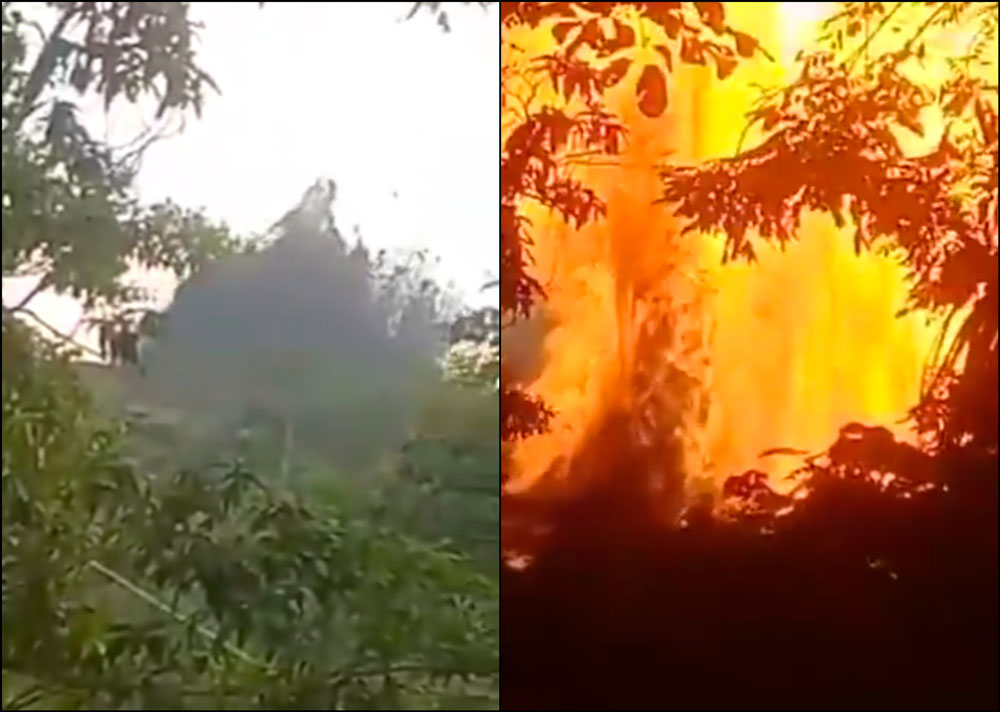 VIDEO| Parecía bomba atómica: Así fue la espeluznante erupción de un volcán en Colombia