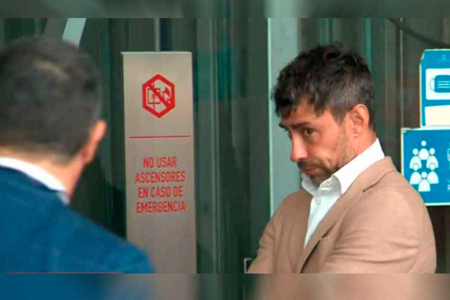 VIDEO| Tensión en tribunales: La cara de Jorge Valdivia al encontrarse con Juan Pablo Hermosilla