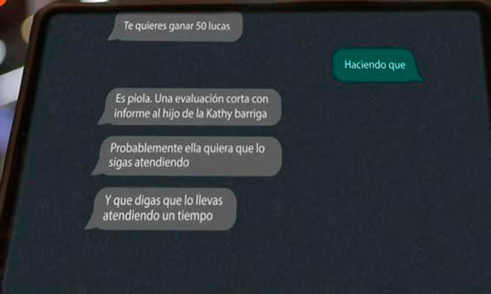 VIDEO| “¿Te quieres ganar 50 lucas?”: Ponen en duda veracidad de informe médico del hijo de Cathy Barriga