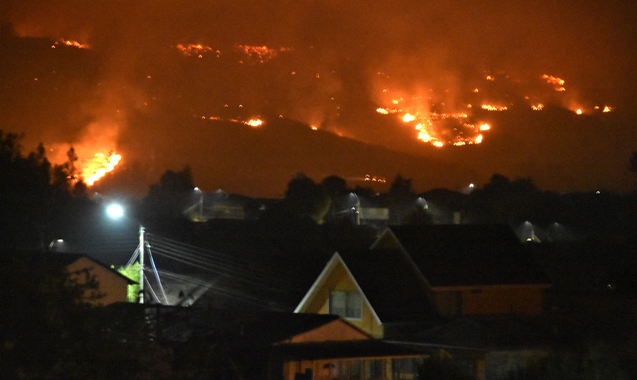 Botón rojo: El sistema semanal que alerta a vecinos que están en zona de peligro de incendios