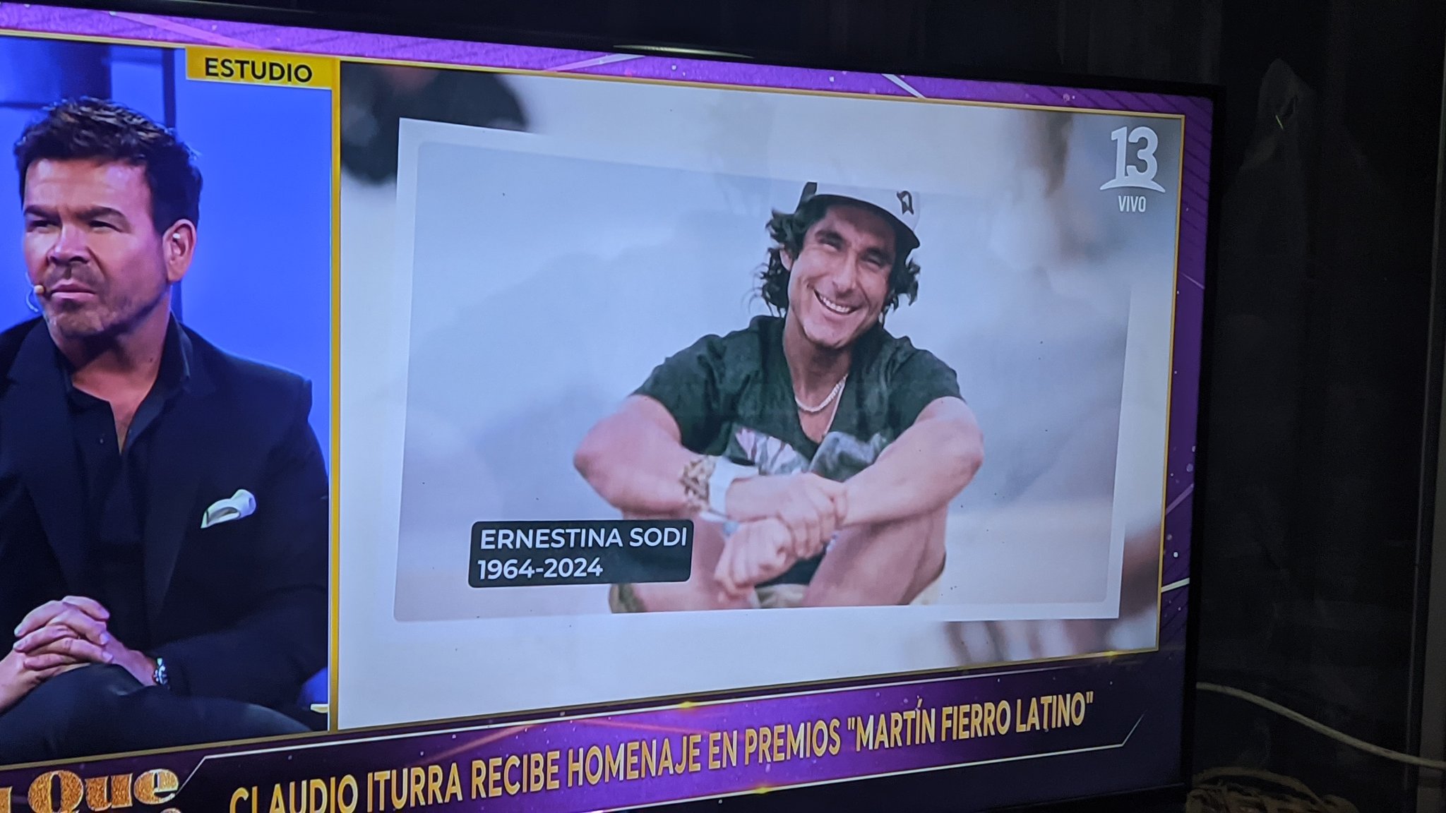 VIDEO| El vergonzoso error cometido con Claudio Iturra en su homenaje póstumo en los Premios Martín Fierro