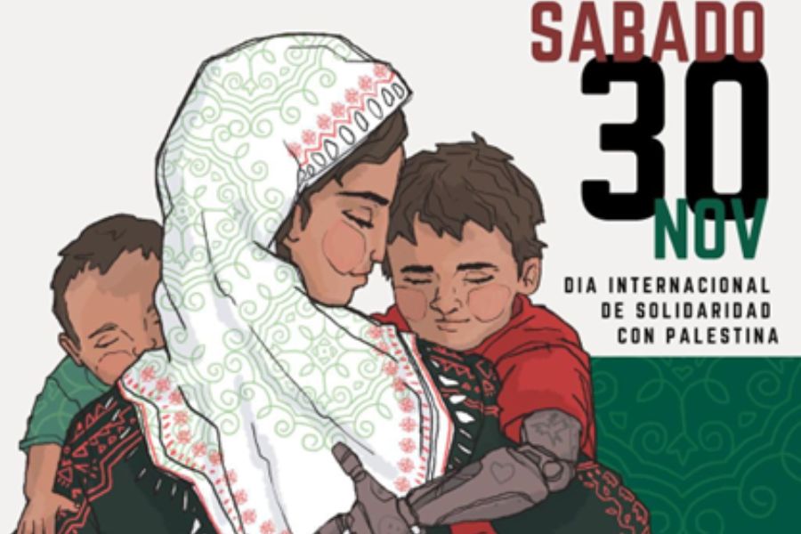 Convocan marcha en Día Internacional de Solidaridad con Palestina con bloques sectoriales en Santiago