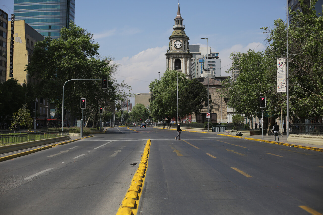 Paro Nacional ANEF y marcha de la CUT: Revisa los cortes de tránsito que hay en Alameda