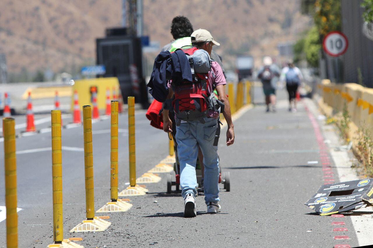 Peregrinación a Lo Vásquez: Revisa todos los cortes y los horarios que habrá en la Ruta 68