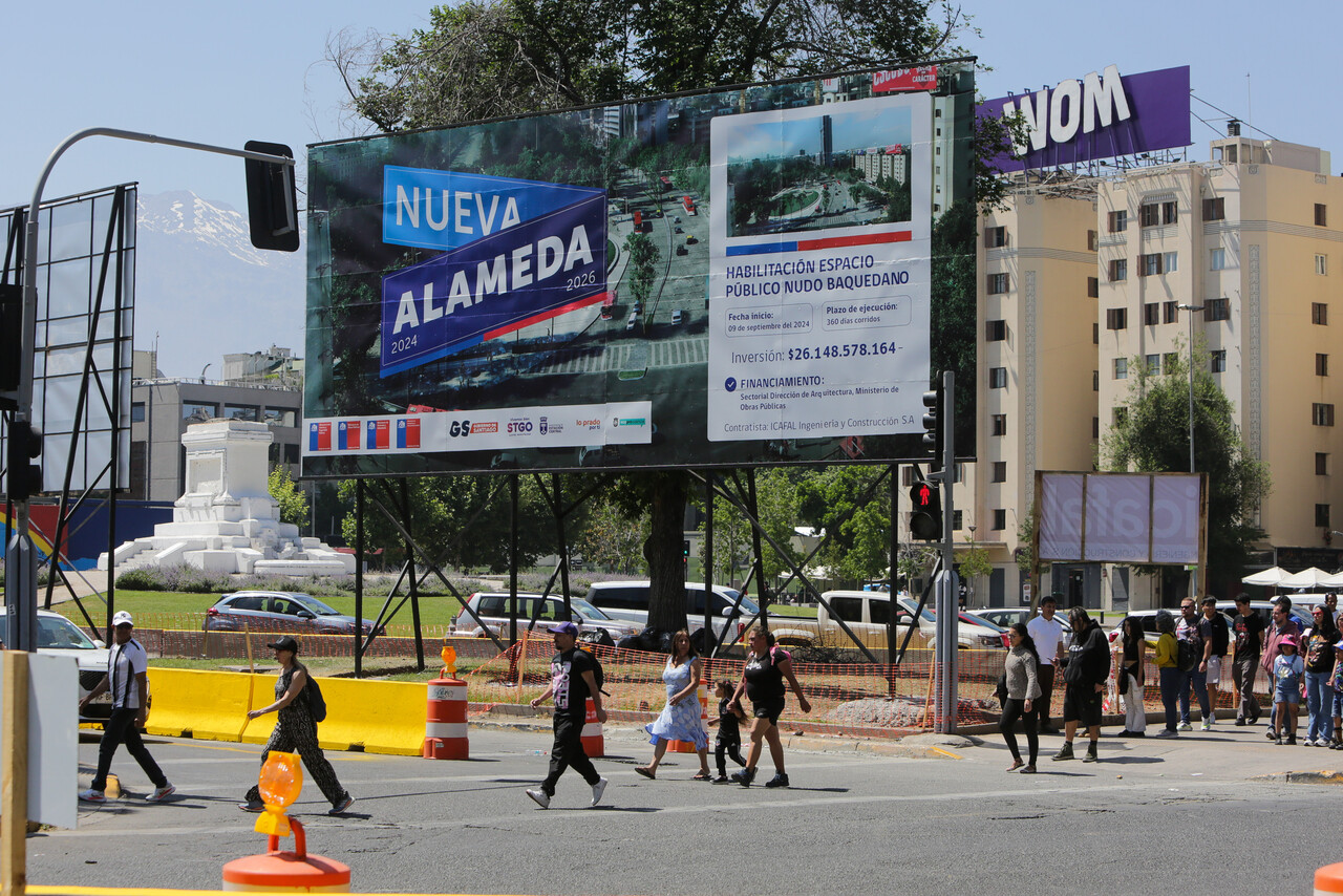 Cortes de tránsito en Alameda: Vehículos no podrán circular por Plaza Italia desde este jueves 5