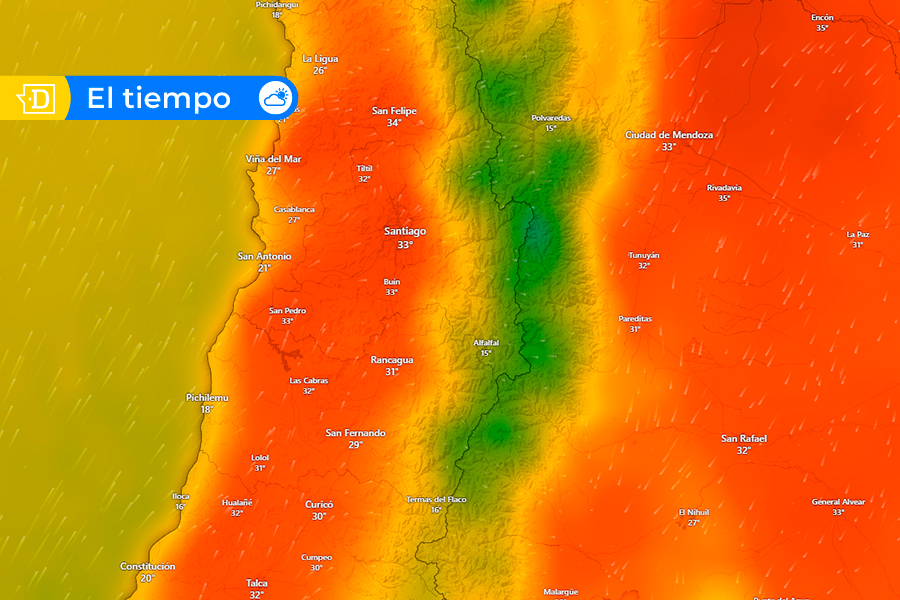 VIDEO| “Viene una ola de calor intensa”: Iván Torres adelanta hasta 34°C en Santiago para esta semana