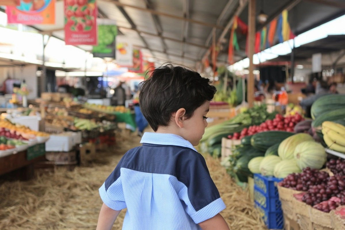 Comprar en ferias libres, más verdura que carne: Niños de Maipú aprenden a comer de forma sustentable