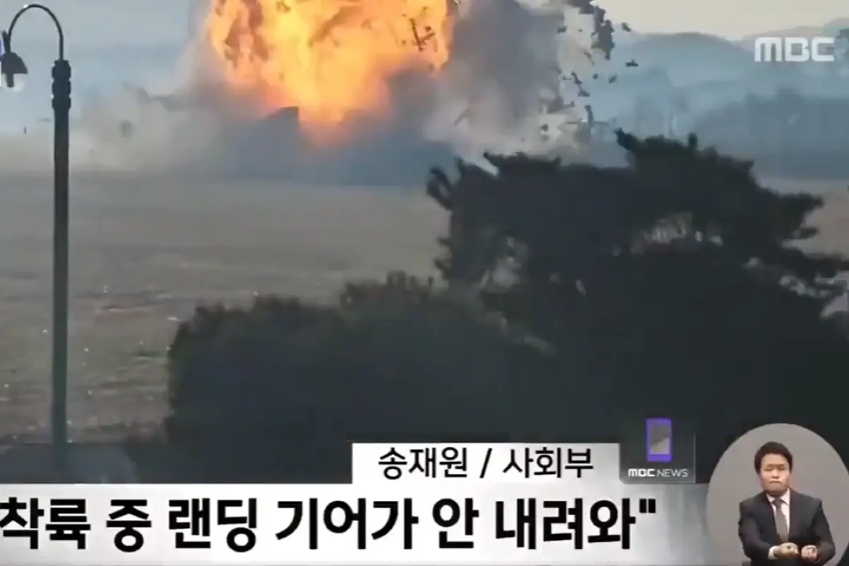 VIDEO| Tragedia en Corea del Sur: El minuto en que avión choca y casi 180 personas mueren