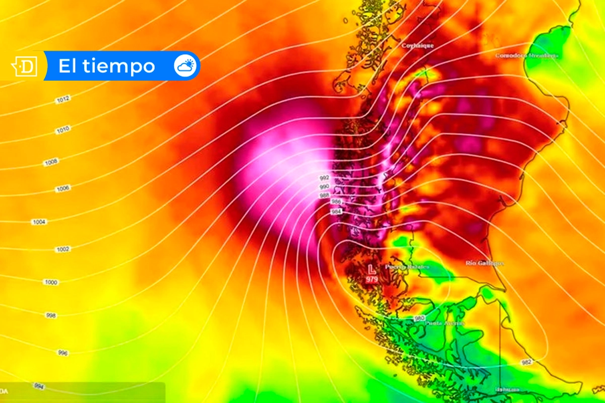 Primer río atmosférico del año: Anuncian sobre 60 mm de lluvia en poco tiempo y fuerte viento en Punta Arenas