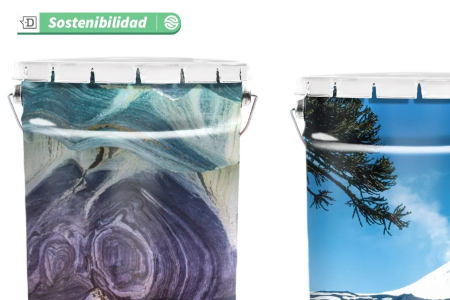 Reciclaje: Empresa de pinturas cambia envases de plástico por tinetas metálicas con diseños