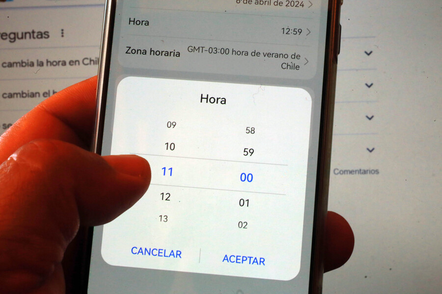 Cambio de hora en Chile: Cuándo es y cómo evitar que tu dispositivo te juegue una mala pasada