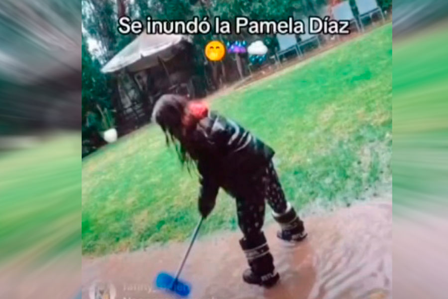 VIDEO| La lluvia no discriminó: Pamela Díaz y Daniella Campos muestran cómo se inundaron