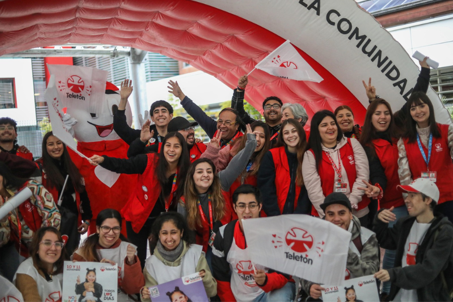 Teletón busca voluntarios para realizar actividades 4 horas por semana en colegios y empresas