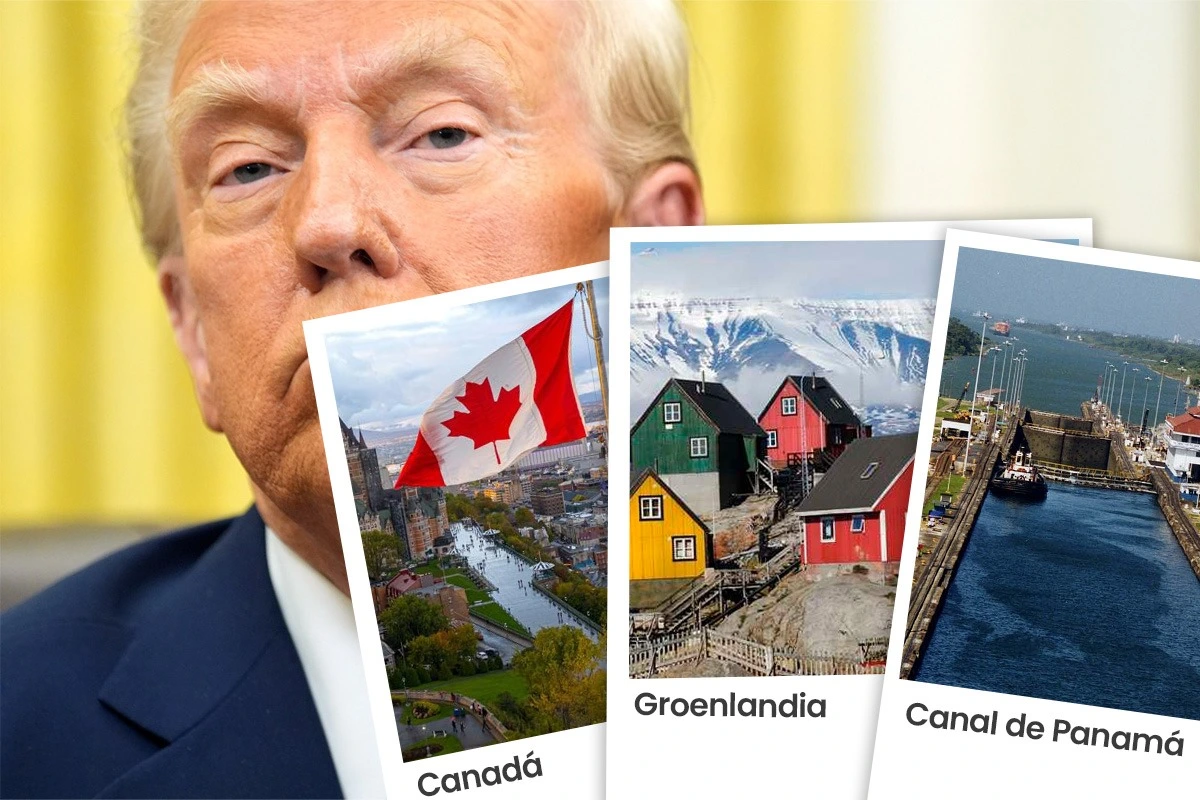 Trump y su ambición expansionista: Groenlandia, Canadá y el Canal de Panamá bajo la lupa