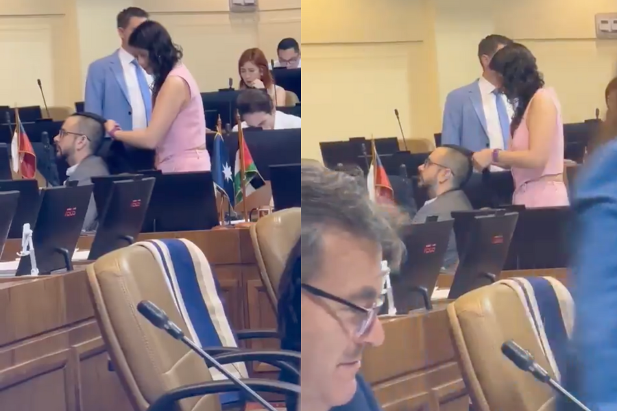 VIDEO| Diputada Ñanco se defiende: La captan peinando a colega durante discusión de Ley de Presupuestos