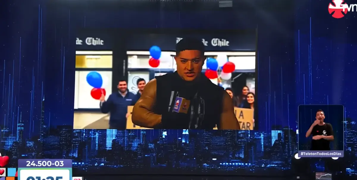 VIDEO| Imitó a Julio César Rodríguez y a Sammis Reyes: Así fue la rutina de Felipe Parra en la Teletón 2025